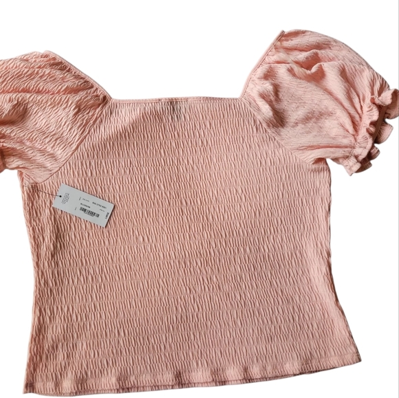 Ana Pink Puff Sleeve Top - Picture 1 of 2